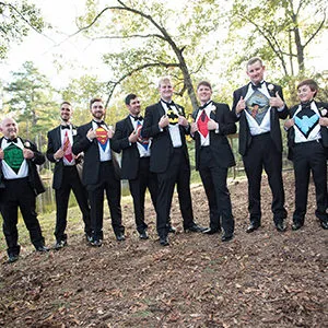 Celebrate Tuxedos Wedding Pine Mountain Club Chalets Pine Mountain GA