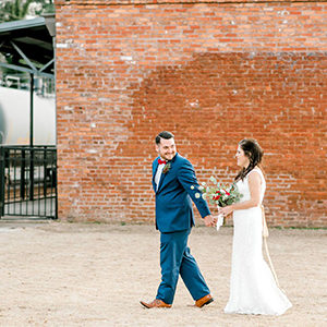 Celebrate Tuxedos Train Depot Wedding Newnan GA